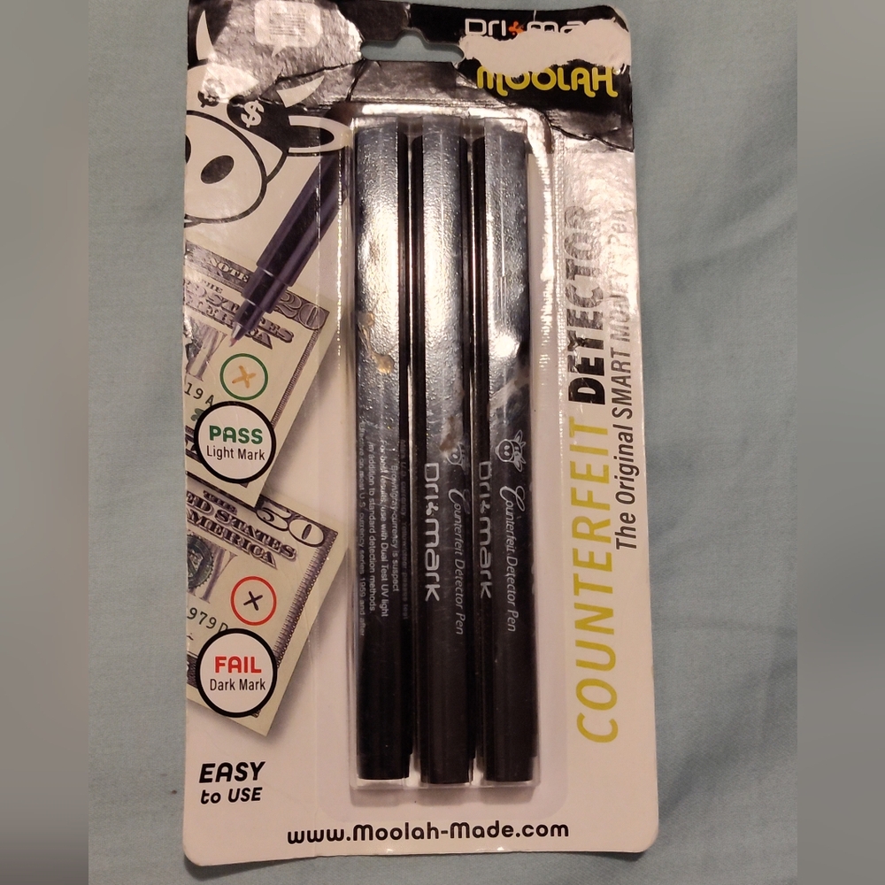 NWT! Counterfeit Detector Markers 3ct